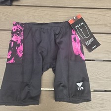 TYR Durafast Elite Zion Swimwear Youth Boy Black/pink Jammer Size 22 New