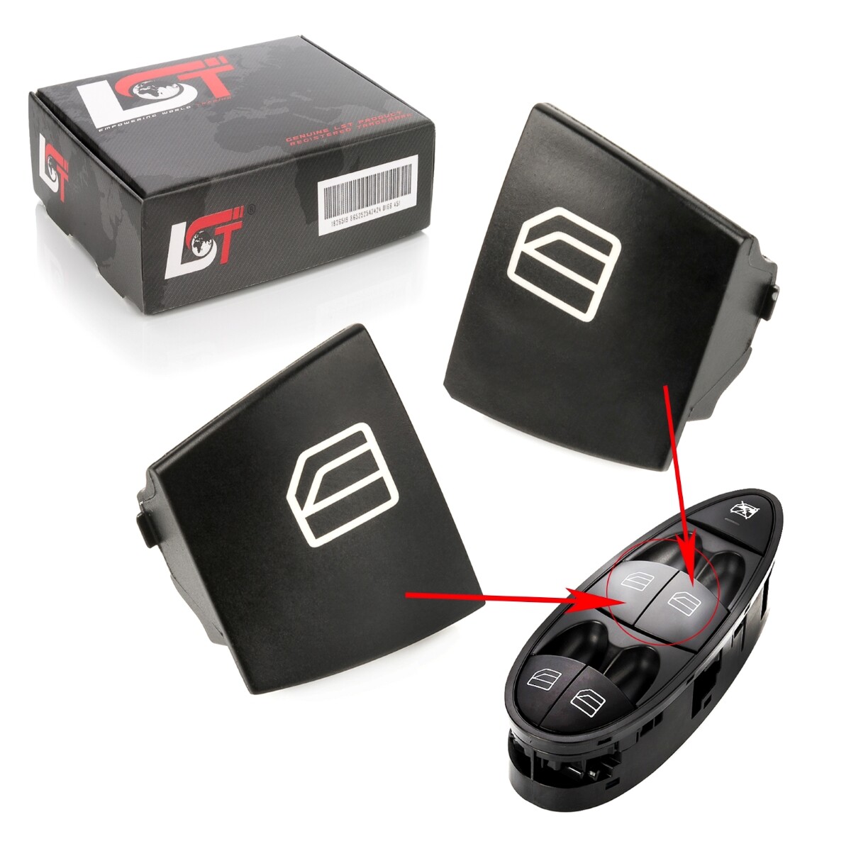 2x Window Switch Buttons Front Left for MERCEDES E-CLASS W211 S211