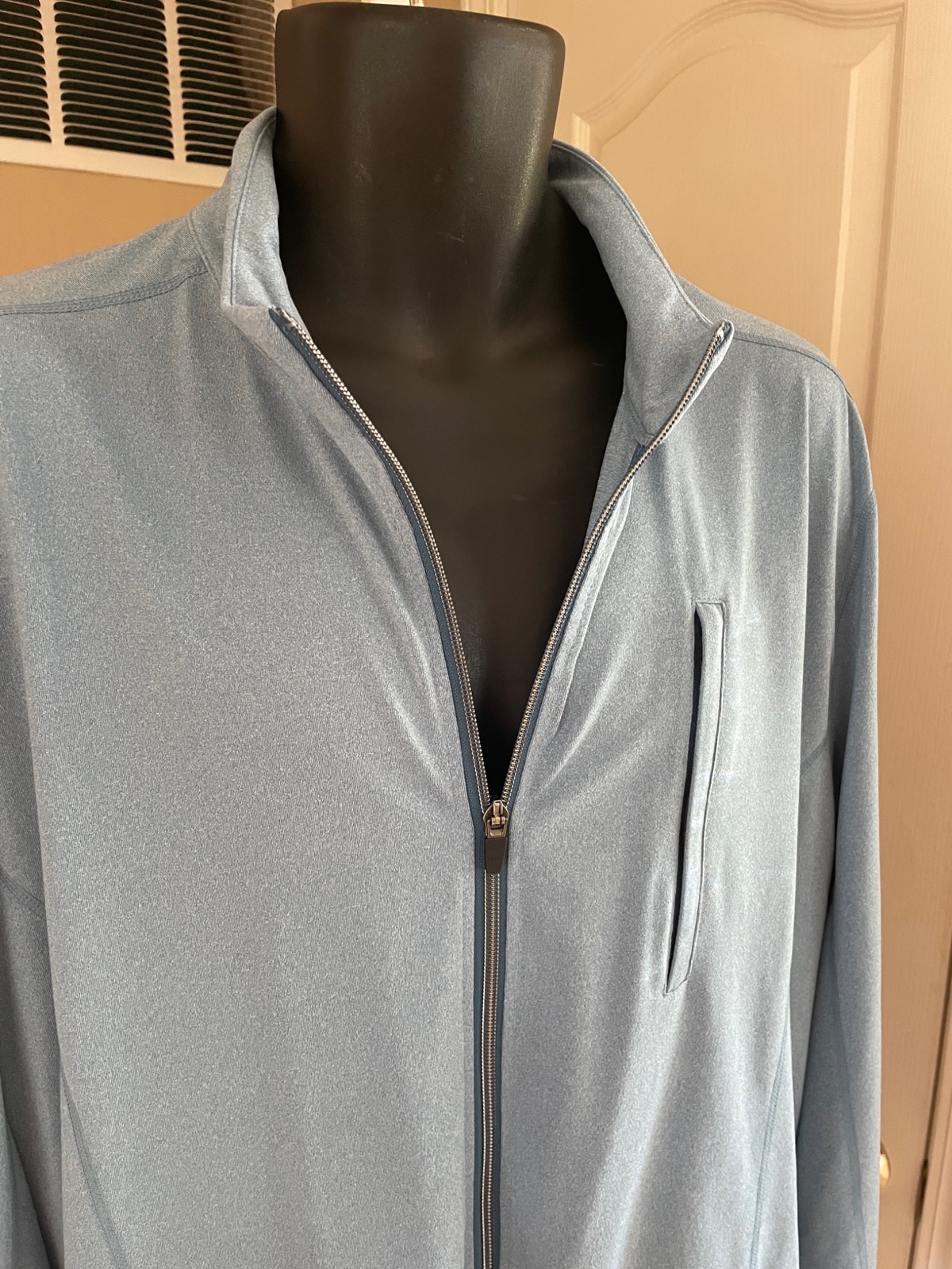 Untuckit  Zip Up Performance Jacket Green-Blue Li… - image 2