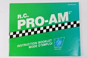 Nintendo R.C. PRO-AM NES COMPLETE Rare Canadian Game/Box Unpunched Hang Tab! D2