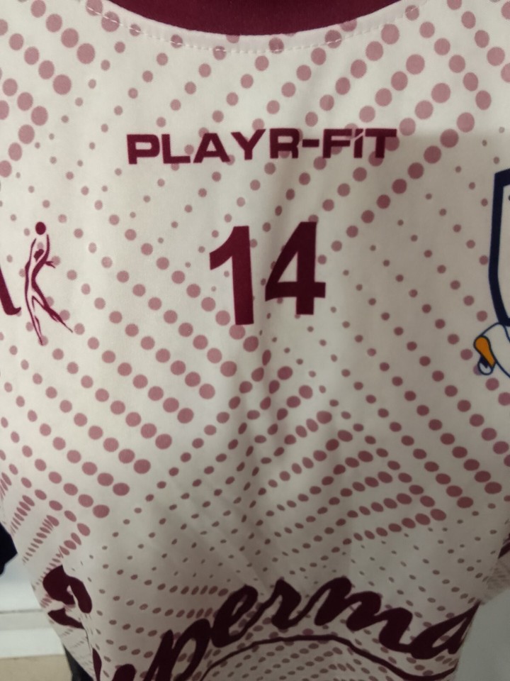 Galway LGFA GAA (GPS Number 14) PlayerFit Gaelic Football Jersey (Size