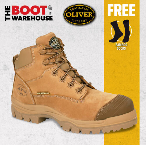 Oliver Stone 45650z 130mm Composite Safety Toe Zip Work Boots 45-650z NEW STYLE! - Photo 1/9