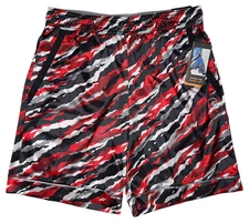 AND1 #11724 NEW Men's Multicolor Elastic Waist Drawstring 8" Inseam shorts