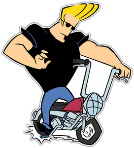 johnny bravo kids cartoon car bumper window sticker decal 4 1 x5 ebay
