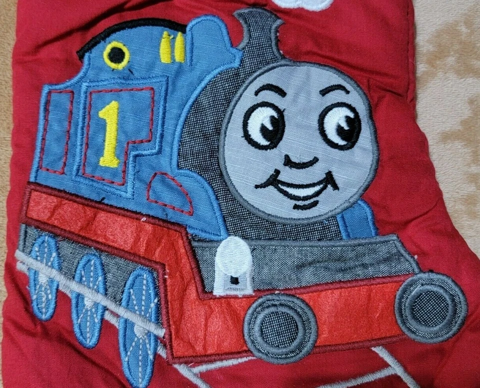 Pottery Barn Niños THOMAS & FRIENDS Tren Acolchado ALMACENAMIENTO Navidad Nuevo con Etiquetas Foto 2 de 4