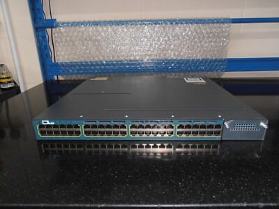 Cisco WS-C3560x-48U-S 48 Port Gigabit Ethernet UPOE Ports 2 x 1100 PSU