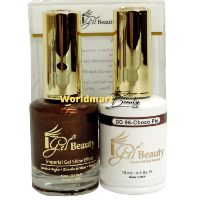 IGel Beauty Gel Nail Polish 0.5oz Gel DUO DD96- CHOCO PIE