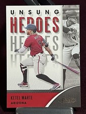2021 Absolute Baseball Unsung Heroes #UH-10 Ketel Marte Arizona Diamondbacks