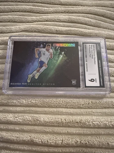 2021-22 Panini Obsidian Ricardo Pepi USA Color Blast Case Hit #4 CGC 9 MINT