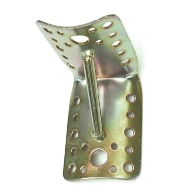 MINUTEX Piastra angolare di giunzione rinforzata per pali tondi