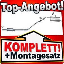 Auspuff für TOYOTA STARLET (P9) 1.3 Auspuffanlage