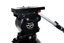 Miller 30-II Fluid Head 100mm CF CARBON 2D Tripod SYS PL BAR Case SERVICED 31lbs