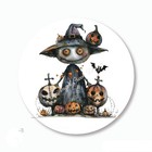 Pumpkin Patch Zombie Scarecrow Halloween Favors Envelope Seals Stickers