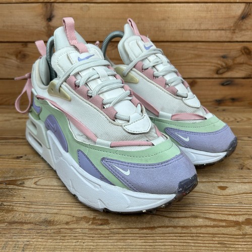 Nike Trainers Womens Size UK 4 Air Max Furyosa Pastel Multicolour Chunky Shoes - Picture 3 of 13