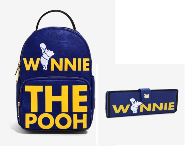 Loungefly Disney Winnie the Pooh Kids Backpack - Blue and Yellow Disney Winnie the Pooh & Friends Loungefly Backpack Purse  main image 3