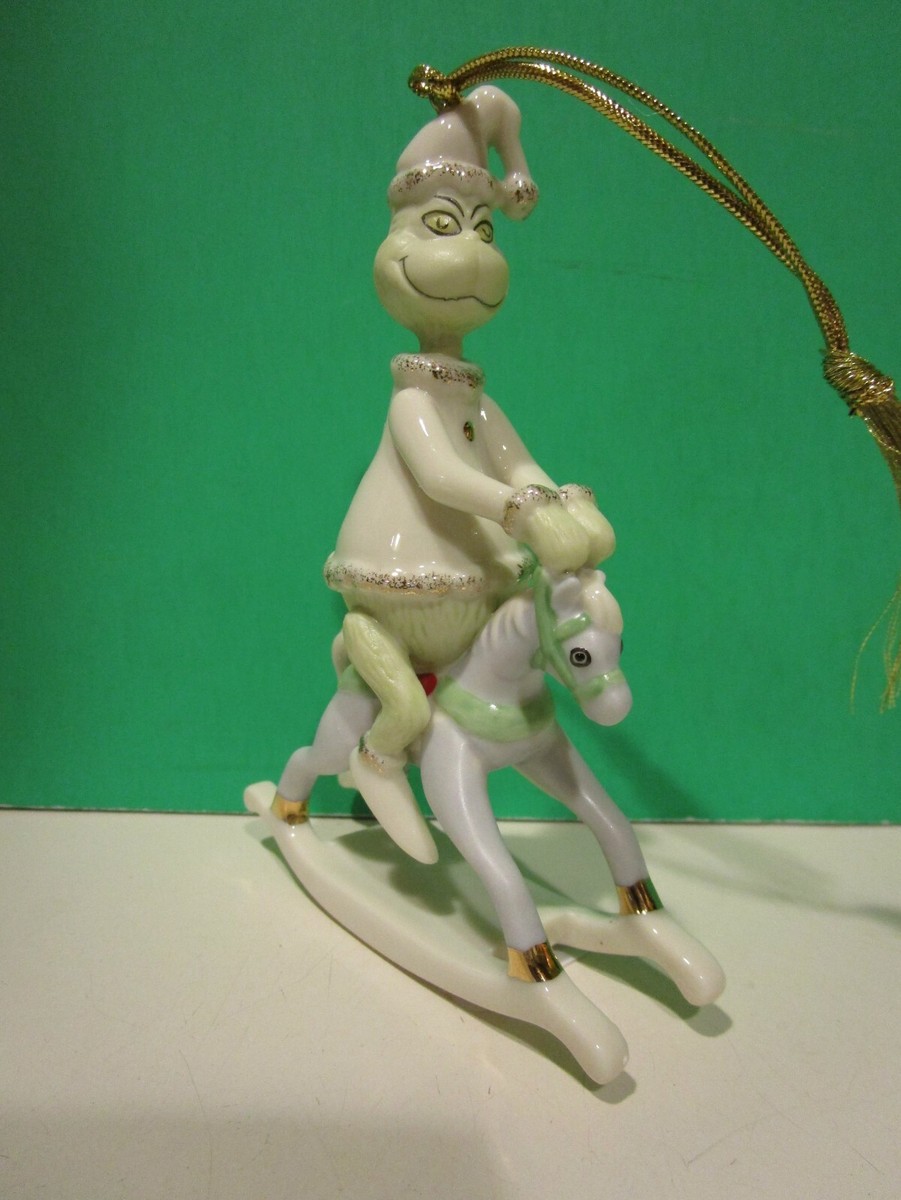 Grinch White Horse Schabracke & Ohrhaube Set - Weihnachten Reitsport Tack