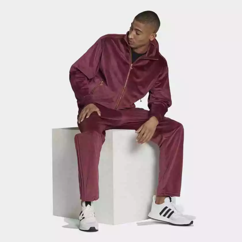 adidas Originals Men&#039;s Adicolor Velour FireBird Suit (Jacket Pant) eBay