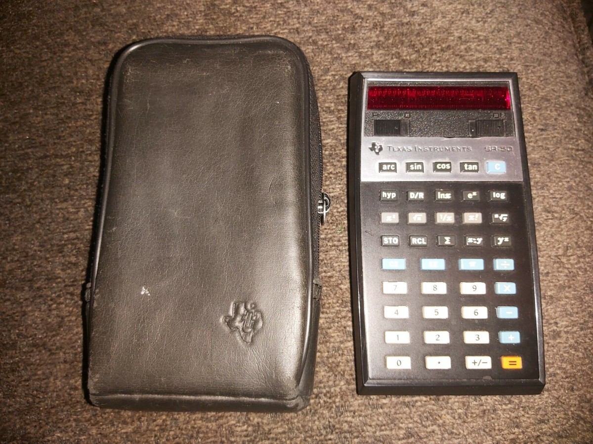 Texas Instruments SR-50 retro számológép kalkulátor 1FT NMÁ