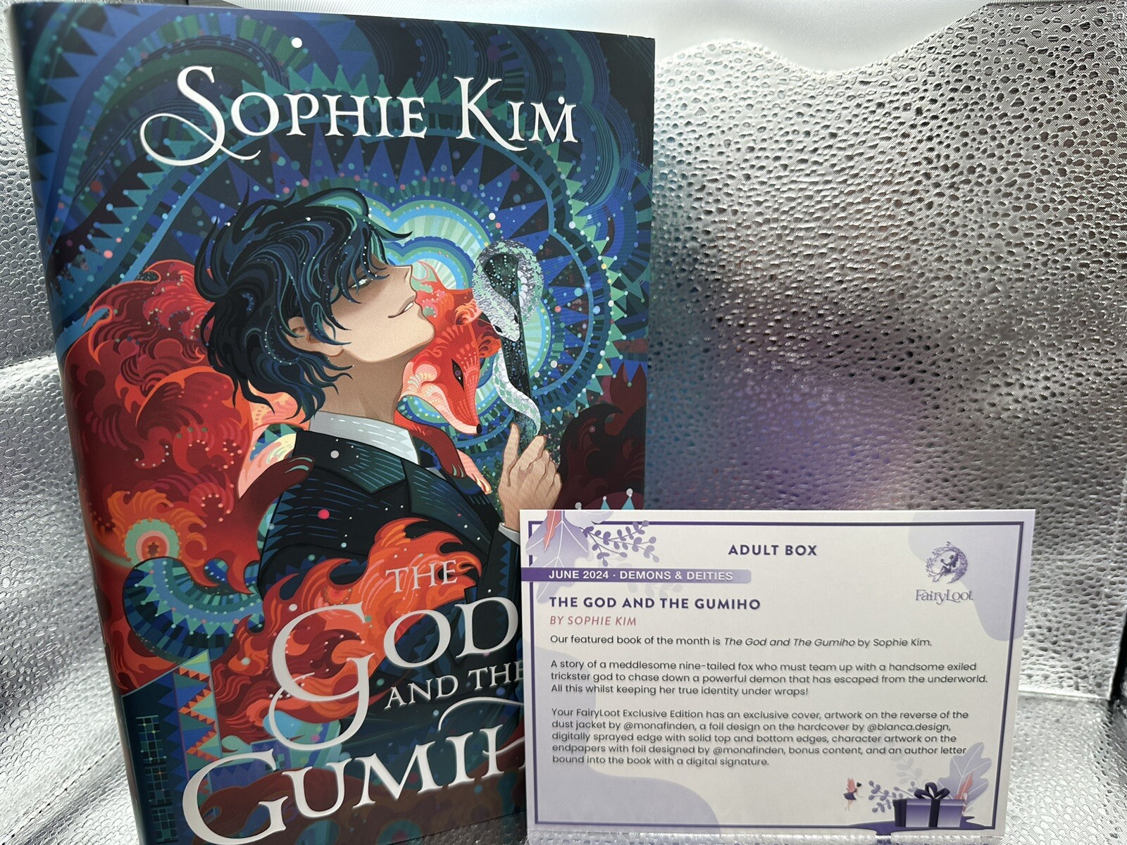 Fairyloot Jun 24 Exclusive Edition The God and the Gumiho by Sophie Kim