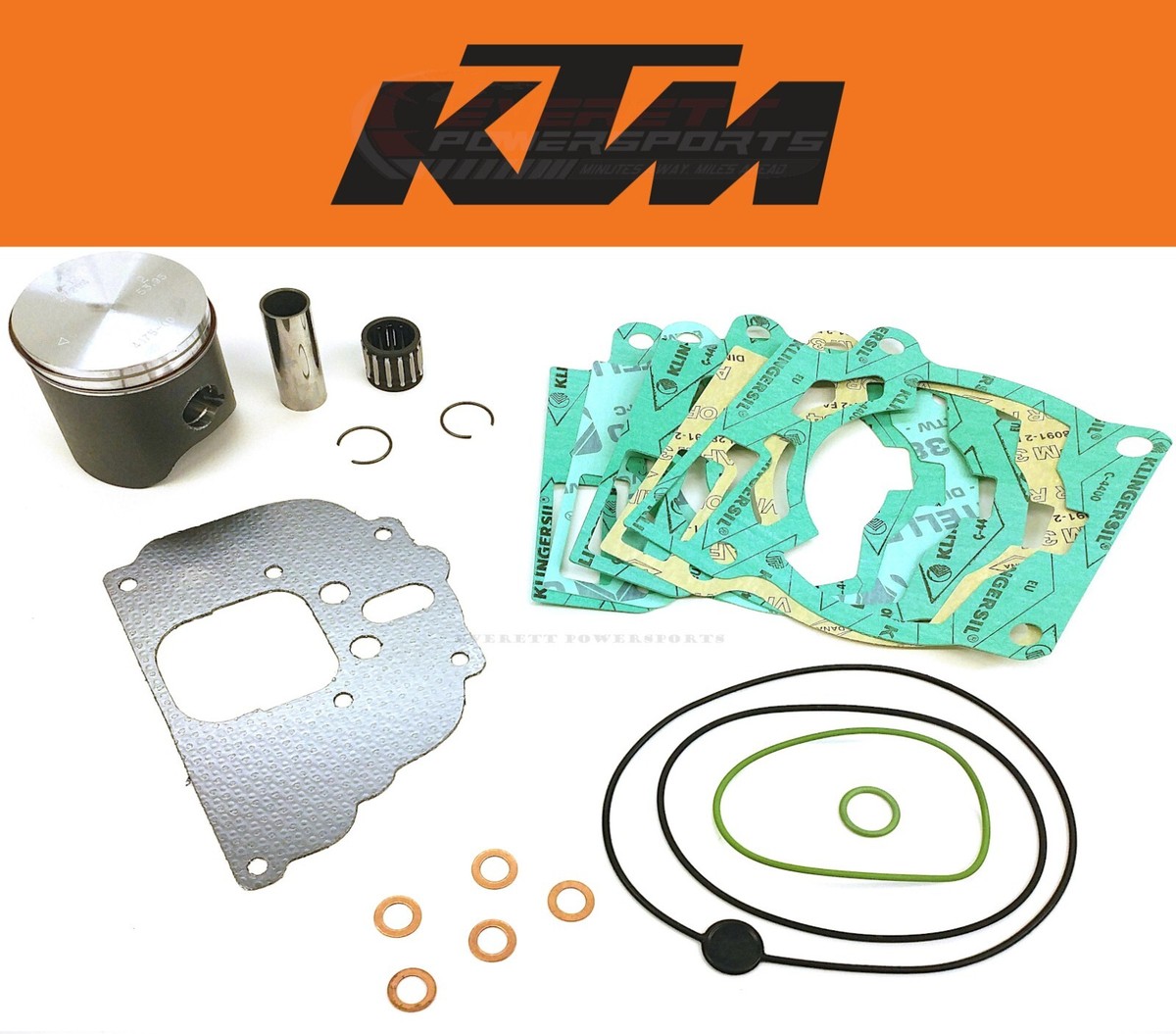 Top End Rebuild Piston Kit II Gaskets 125 SX 2013-2016 Rings OEM