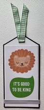 Zoo Tag Lion. Scrapbook, Card Making Paper Piecing