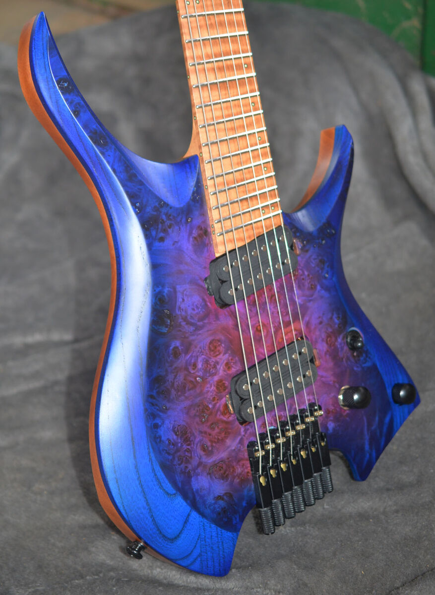 NK Guitar 7 Strings Headless Electric Guitar with Ebony NK Guitar 7 Strings Headless Electric Guitar with Ebony