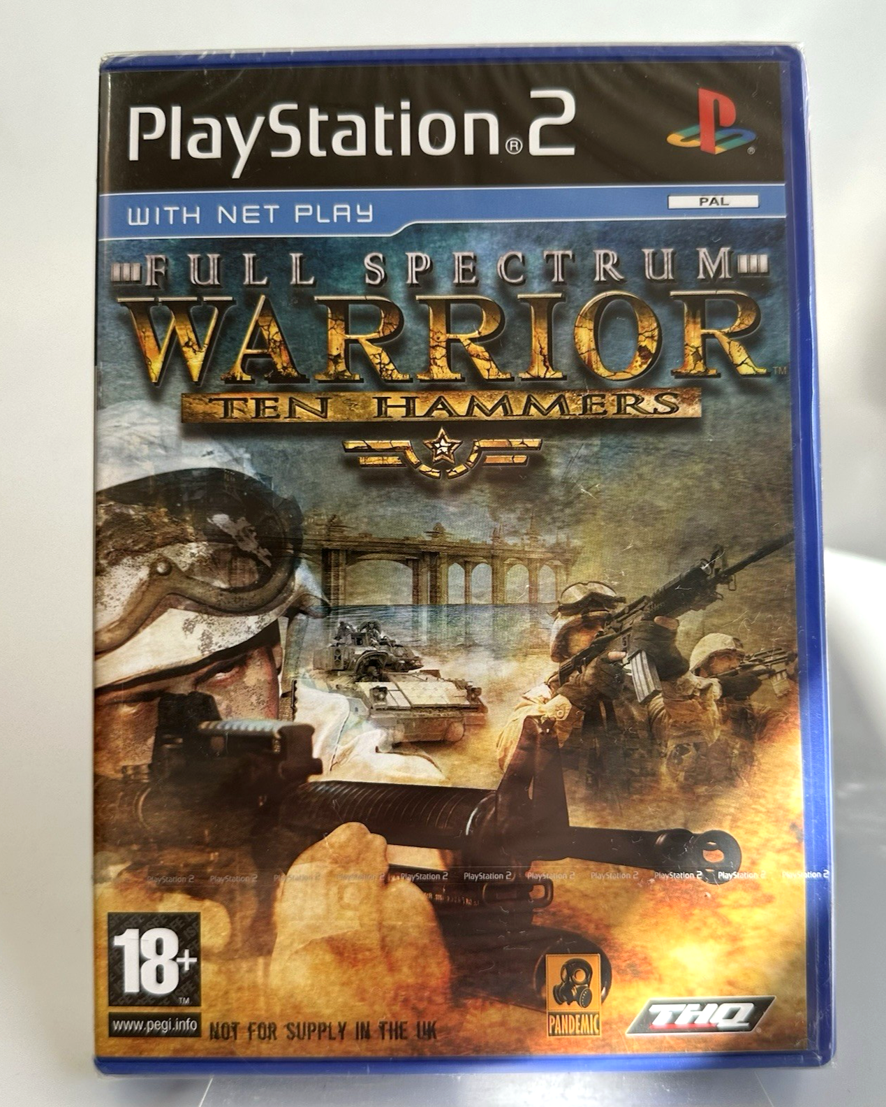 PS2 Full Spectrum Warriors: Ten Hammers, New And Factory Sealed