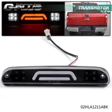 Fit For 99-16 FORD SUPER DUTY F250 F-350 LED 3RD Third Brake + Cargo Light Black