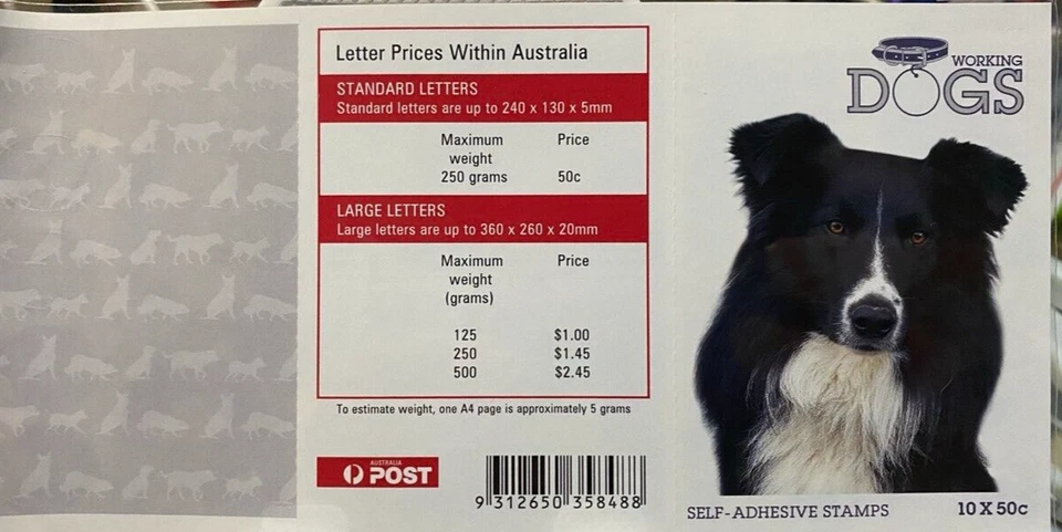 Australia 2008 Working Dogs Australian Cattle Dogs Stamp Booklet - Image 2 of 2