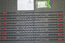 New 12 Easton FMJ 340 Spine 5MM Arrows-Full Metal Jacket- 11.3 GPI-Cut/Insert Av