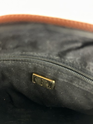 Borsa a mano CEM brasiliana pelle intrecciata corpo incrociato marrone 6 x 8 - Foto 4 di 6