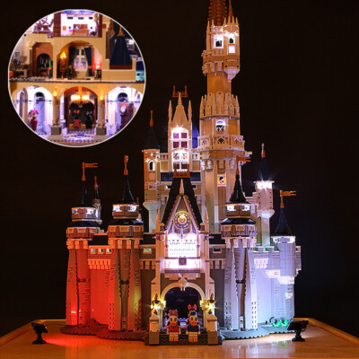 LocoLee LED Light Kit for Lego 71040 Cinderella Princess Castle Model Light Set