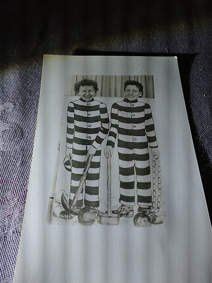 Prisoner Jail Hard time Inmates Fun People Rppc Photo Photographs Image