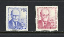 R3445 Chili 1970 Rotary 2v. MNH