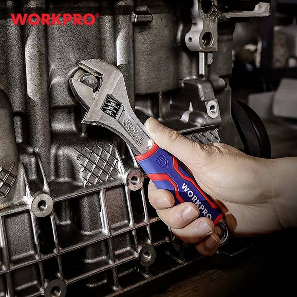 Clé à molette 40 mm WorkPro WP272013 pour débloquer les gros écrous sans effort - 4