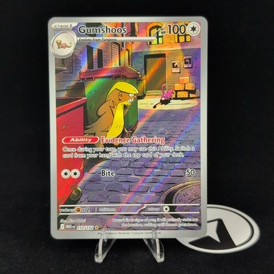 2025 Pokemon Mega Evolution Gumshoos Illustration Rare #153/132