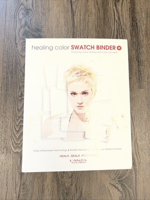 Lanza Healing Color Swatch Binder Book  USED