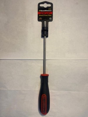 GearWrench 80018D 3/16'' x 6'' Cabinet Tip Screwdriver Dual Material