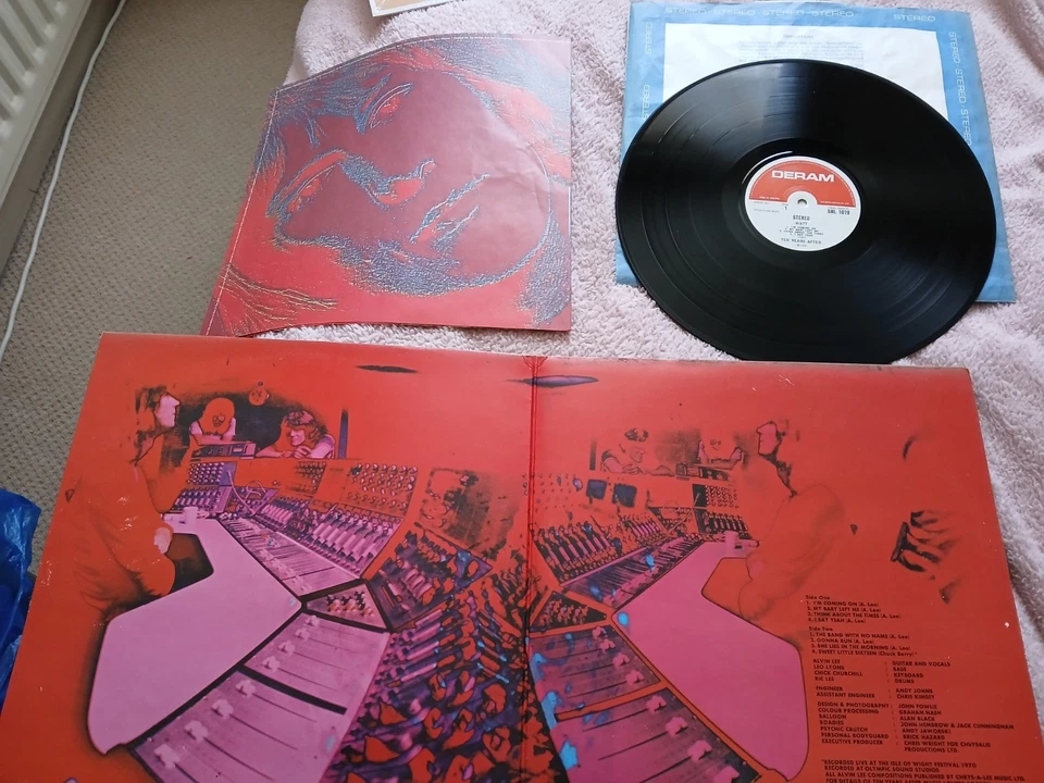 TEN YEARS AFTER - WATT - 1970 - SML 1078 ***1ST PRESS / POSTER INCLUDED*** - Image 3 of 4