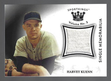 Harvey Kuenn 2022 Sportkings Volume 3 Memorabilia