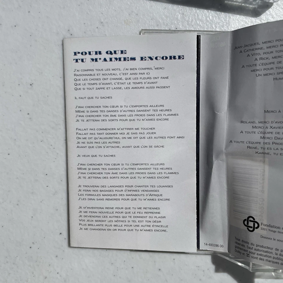 Tape Cassette Celine Dion D' Eux 1995 - Image 4 of 4