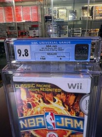 Wii NBA Jam Sealed graded CGC 9.8 A+ EA Experience Sticker