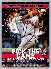 2022 Topps Home Run Challenge Baseball Card #HRC-9 Ronald Acuna Jr.