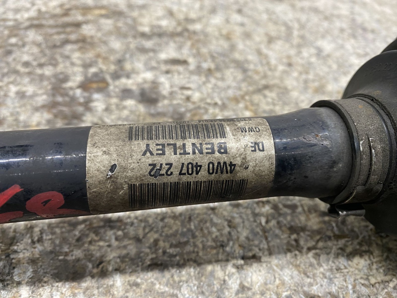 2013-2019 BENTLEY FLYING SPUR AWD 4.0L FRONT RIGHT CV AXLE SHAFT 4W0407272 *41K*