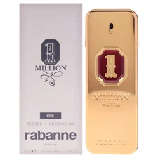 2 Pack 1 Million Royal by Paco Rabanne for Men - 3.4 oz Parfum Spray (Tester)