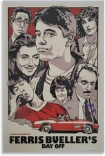 Ferris Buellers Day Off Movie Poster Room Aesthetic Wall Art 24x36 Unframed
