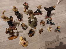 Job lot Figurines Bundle Shoalin Kung Fu Monk Chinese lion dance Tai Chi bhudda 