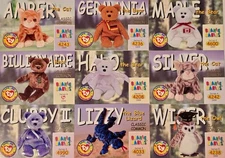BEANIE BABIES COLLECTOR TRADING CARDS * SERIES 4 * CLASSIC COMMON CARDS