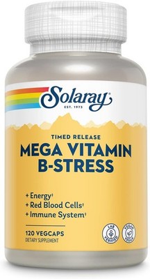 Complejo B con 1000 mg de vitamina C para el apoyo contra el estrés y la energía