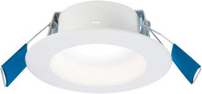RL 4 in Canless LED Recessed Lighting Downlight with Selectable Color Temperatur